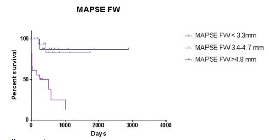 Кривая выживаемости Kaplan-Meier для MAPSE FW